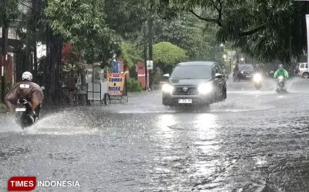 Kota Malang Terendam, 21 Titik Dilaporkan Banjir Usai Hujan Deras