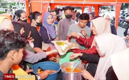 Pemkab Lamongan Gelar Boran Agung, 1447 Porsi Nasi Boran Dibagikan