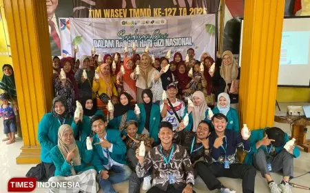 Wujudkan Generasi Emas 2045, Mahasiswa KSM-N UNISMA Kelompok 53 Gelar Sosialisasi Gizi dan Demonstrasi Susu Pasteurisasi di Desa Wonosari