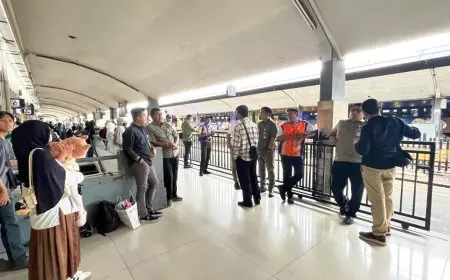 Stasiun Malang Masuk Tiga Besar Stasiun Terpadat di Jatim Saat Mudik Lebaran