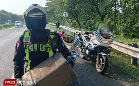 Tim Urai Polres Majalengka Temukan Benda Berbahaya di Jalur Tol Cipali, Langsung Dievakuasi