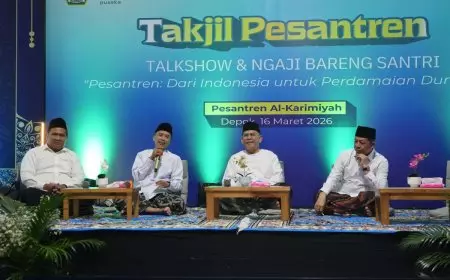Takjil Pesantren di Depok, Kemenag dan Pemkot Perkuat Pembinaan Santri