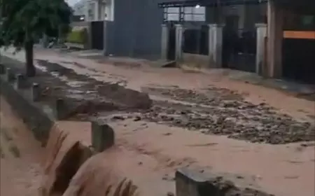 Warga Perumahan Kota Banjar Keluhkan Banjir Lumpur dan Jalan Rusak Imbas Proyek Pengerukan