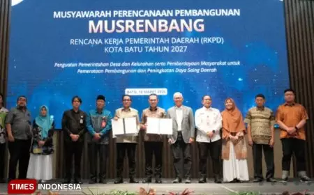 Anggaran Menyusut, Desa Jadi Tumpuan, Musrenbang Kota Batu 2027 Bidik Ekonomi Lokal sebagai Penyelamat