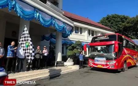 Pemkot Malang Berangkatkan 9 Bus Mudik Gratis, 332 Warga Difasilitasi Pulang Kampung