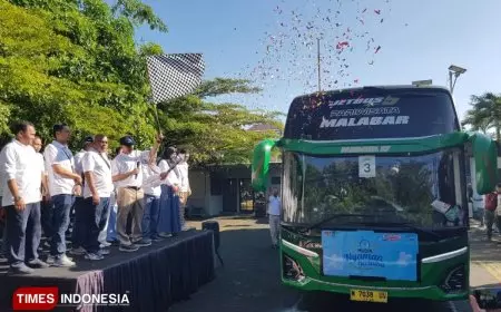 PJT I Berangkatkan 377 Pemudik Gratis Lebaran 2026, Tambah Armada dan Rute Baru