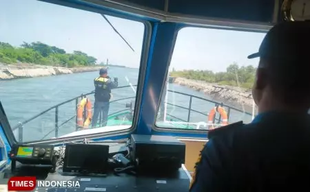 Patroli Laut Kawal Ribuan Warga Gili Ketapang Probolinggo Toron Petolekoran