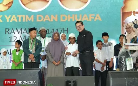 Ramadan Jadi Momentum Berbagi, Karyawan Freeport Santuni 700 Anak Yatim dan Duafa