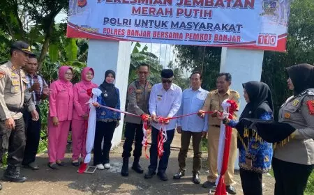 Jembatan Merah Putih Diresmikan: Babak Baru Konektivitas Jabar-Jateng di Kota Banjar