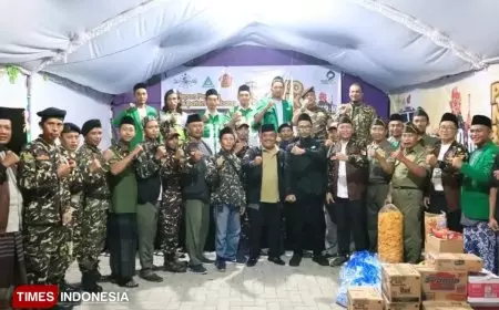 Posko Mudik Banser Rembang Sediakan Fasilitas Tambal Ban