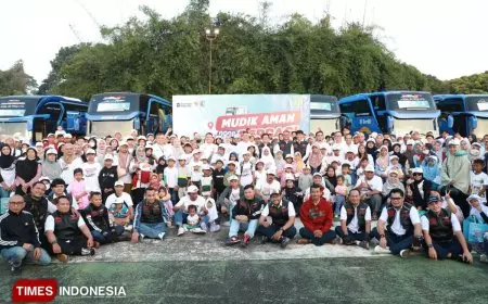 Kalah “War Ticket" Kereta Api, Ibu Lima Anak Ini Tetap Pulang Kampung Berkat Mudik Gratis