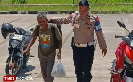 Dua Minggu Jalan Kaki, Pemudik Korban Copet Akhirnya Pulang Berkat Polisi