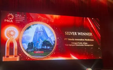 Takeda Raih Penghargaan PR INDONESIA Awards Tiga Tahun Berturut-turut, Tegaskan Komitmen sebagai Mitra Kesehatan di Indonesia