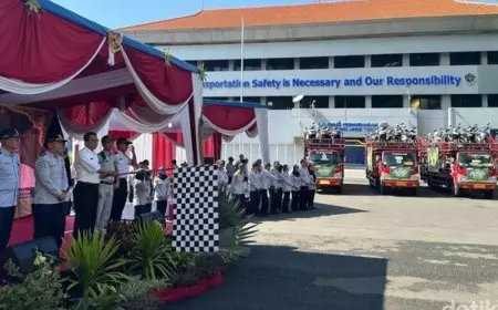 Ratusan Unit Motor Ikut Mudik Gratis Pemprov Jatim