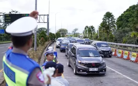 Arus Puncak Mudik di Tol Malang Masih Tinggi Meski Kepadatan Berkurang