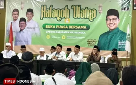 Rais NU Majalengka Dorong Kader PKB Perkuat Silaturahmi dan Literasi Keumatan