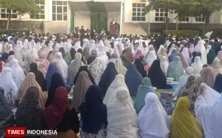Shalat Id Lebih Awal di Bondowoso, Ponpes Al Islah Gunakan Rukyatul Hilal Global