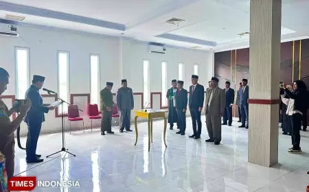 Wabup Morotai Melantik Pejabat PTP, Administrator dan Pengawas di Lingkup Pemkab