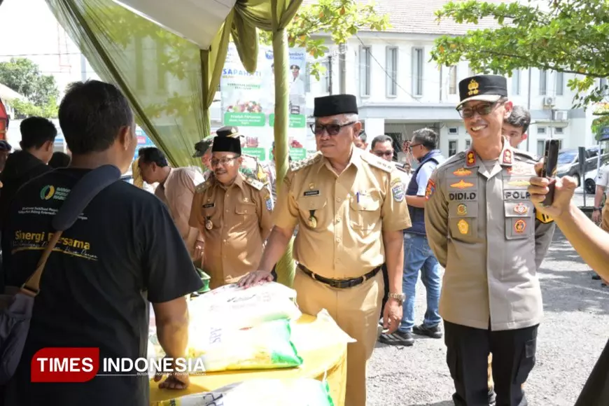 Hemat Belanja ala Polres Banjar, Gerakan Pangan Murah Digelar untuk Bantu Warga