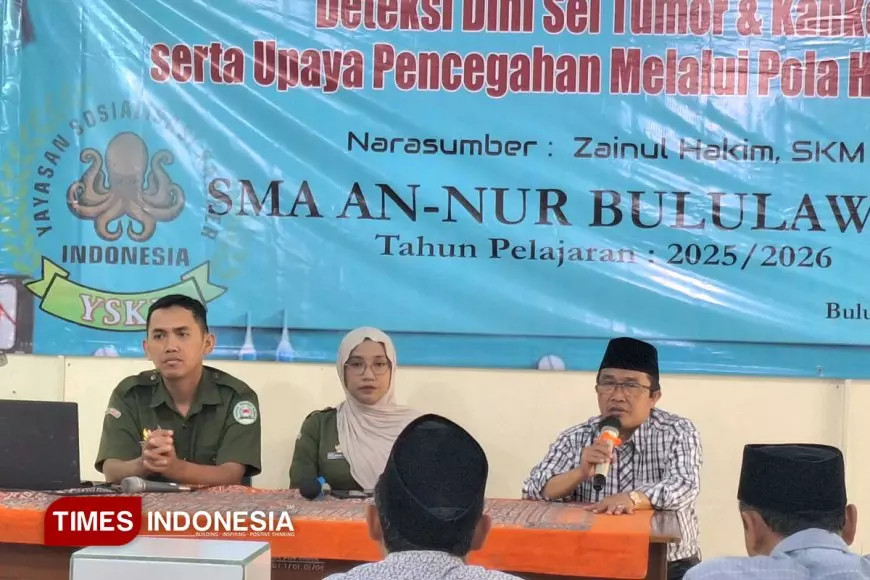 Guru SMA An Nur Mendapat Edukasi Tentang Bahaya & Pencegahan Kanker Dari Yayasan Sosial Kanker Indonesia