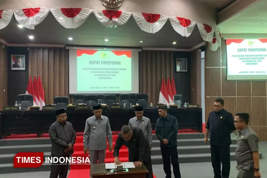 Perda Perumda Ijen Tirta Disahkan, DPRD  Bondowoso Berharap Bisa Setor PAD