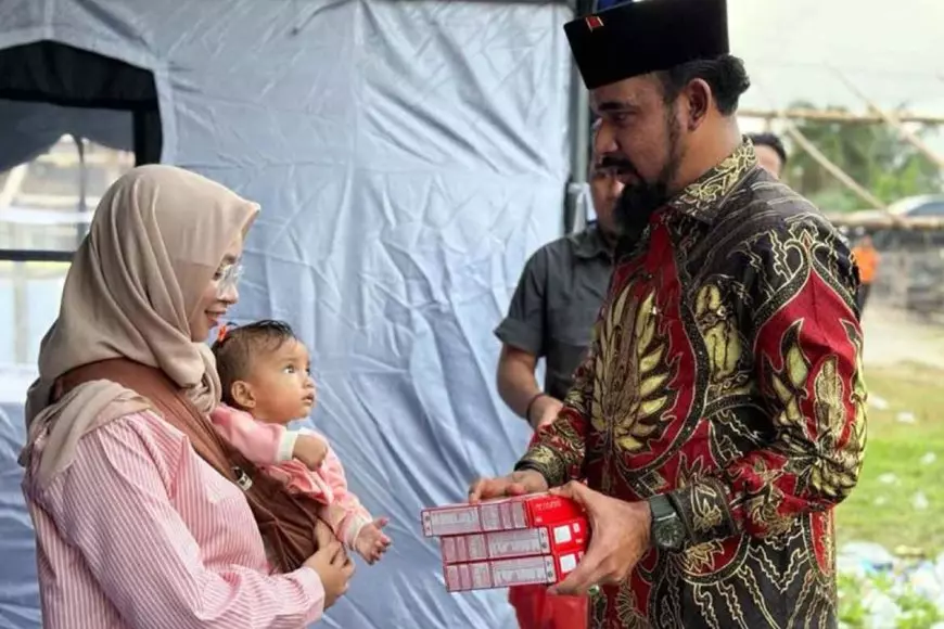 Bupati Aceh Timur Minta Masyarakat Rawat Fasilitas Huntara