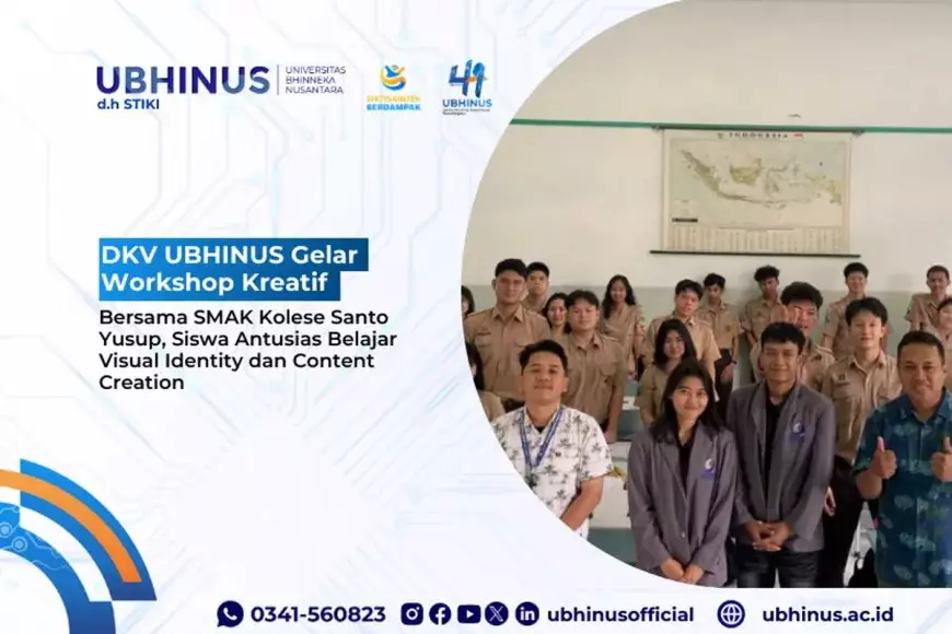 DKV UBHINUS Gelar Workshop Kreatif, Belajar Visual Identity dan Content Creation