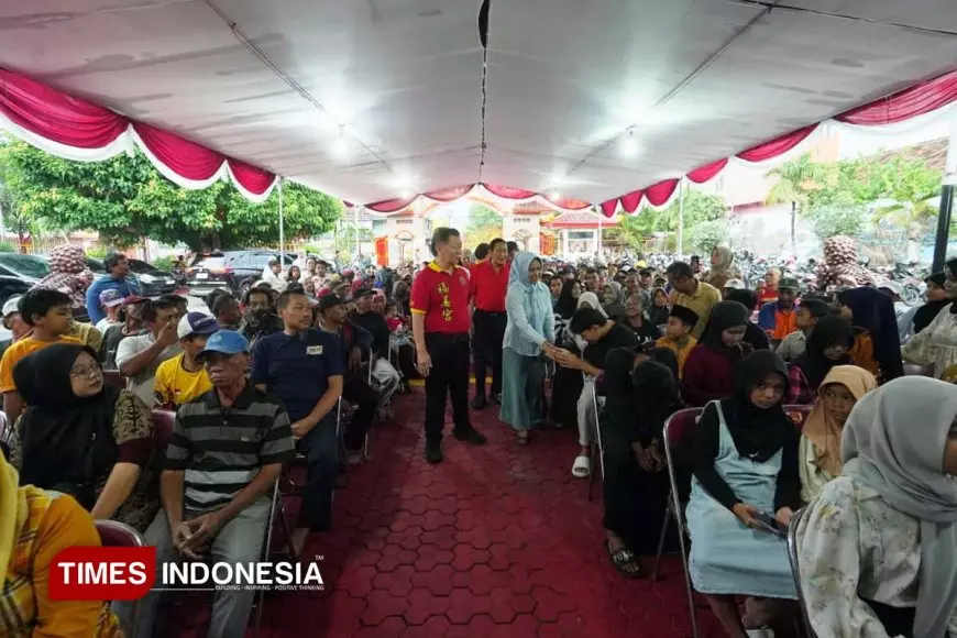 Wujud Toleransi, Klenteng Hok Sian Kiong Gelar Buka Puasa Bersama dan Santunan Yatim