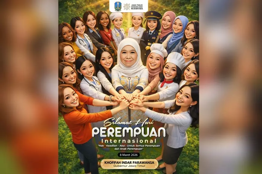 Hari Perempuan Internasional, Gubernur Khofifah Dorong Penguatan Perlindungan dan Pemberdayaan Perempuan
