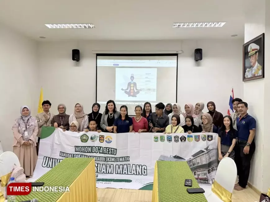 Mahasiswa FK UNISMA Gelar KSM Internasional di Hat Yai, Thailand Lewat Kegiatan Health Promotion