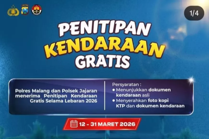 Polres Malang Buka Layanan Penitipan Kendaraan Gratis di 30 Polsek