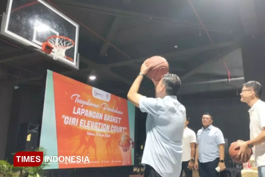 Tambah Wahana Olahraga, Gressmall Buka Lapangan Basket Indoor Pertama di Gresik