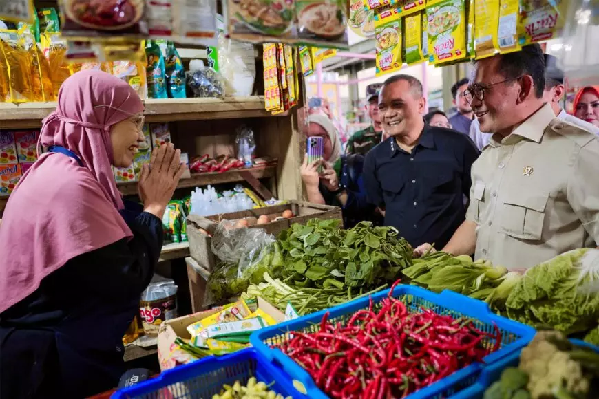 Mendag dan Gubernur Jateng Sidak Pasar Kudus, Pastikan Harga Bahan Pokok Terkendali