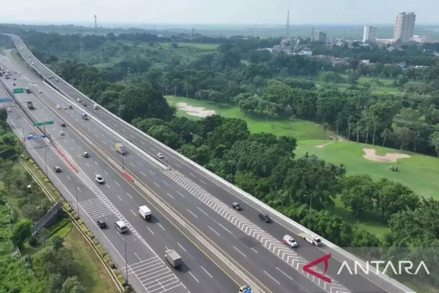 H-10 Lebaran 2026: Volume Kendaraan di Tol Layang MBZ Melonjak 21,4 Persen