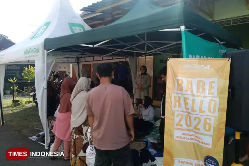 Siswa HelloMotion Malang Gelar Bazar Babe Hello untuk Donasi Sosial