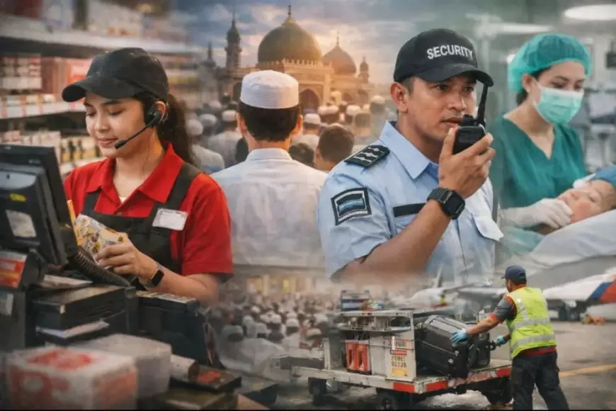 Dedikasi di Balik Hari Fitri: Kisah Pekerja di Jakarta Utara yang Tetap Bertugas saat Lebaran