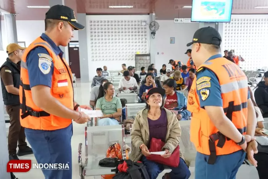 Dukung layanan Angkutan Lebaran 2026, KSOP dan Kejari Sumba Timur Optimalkan SIBERMAP