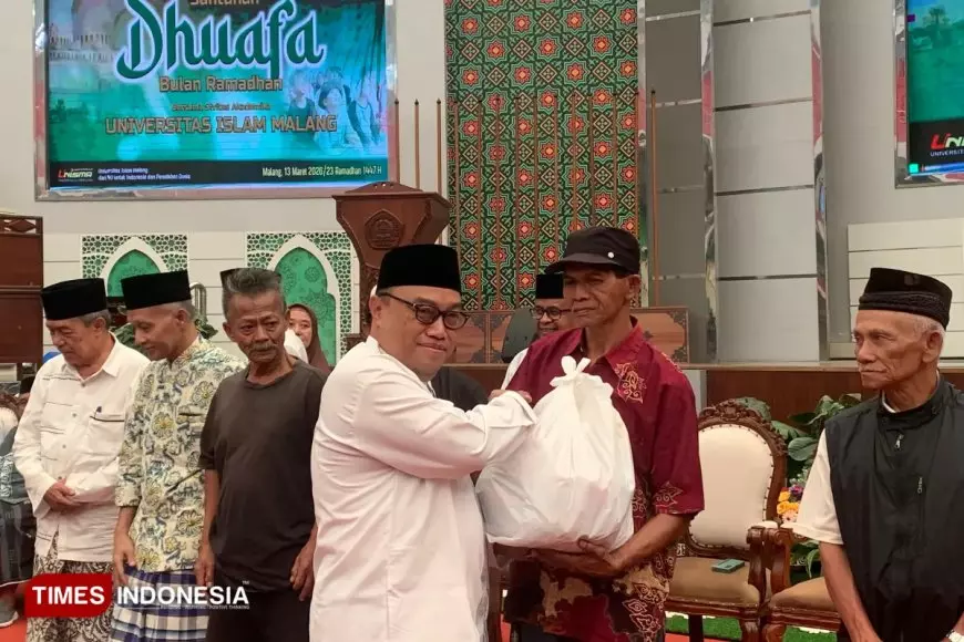 Berbagi Kehangatan Ramadan, Unisma Santuni 250 Dhuafa di Kota Malang