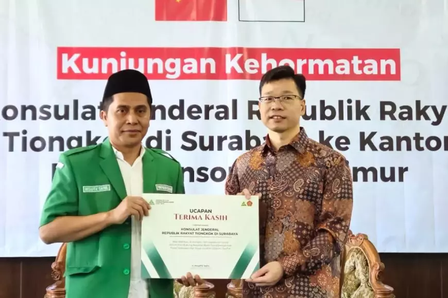 Ansor Jatim Terima Kunjungan Konjen Tiongkok, Dorong Kerja Sama dan Dialog Global
