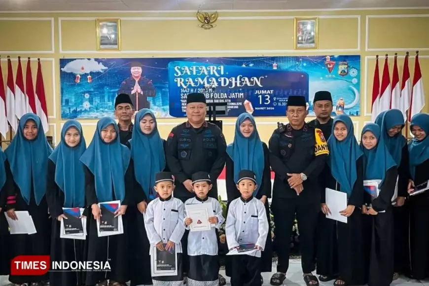 Safari Ramadan di Malang, Dansatbrimob Polda Jatim Santuni Anak Yatim