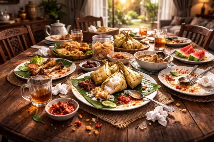 Sisa-Sisa Lebaran di Meja Makan Warga Majalengka, Cerita Hangat Setelah Hari Raya