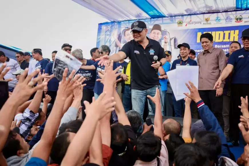 Gubernur Ahmad Luthfi Lepas 325 Bus Mudik Gratis Pemprov Jateng di TMII