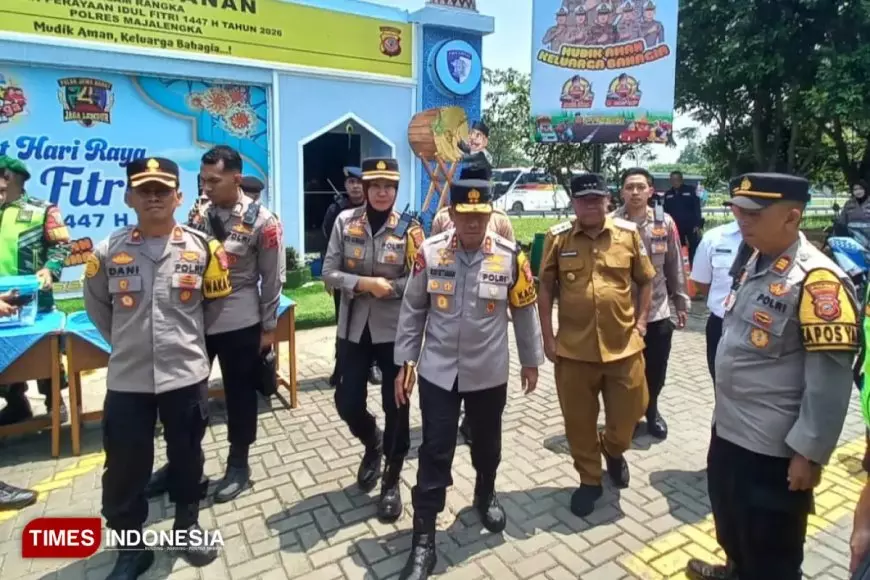 Pantau Arus Mudik, Kapolda Jabar Tinjau Langsung Rest Area KM 166 Tol Cipali Majalengka