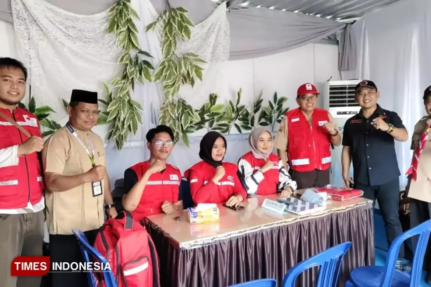 Pengurus PMI Jateng Berkunjung ke Pos PMI Alun-Alun Banjarnegara