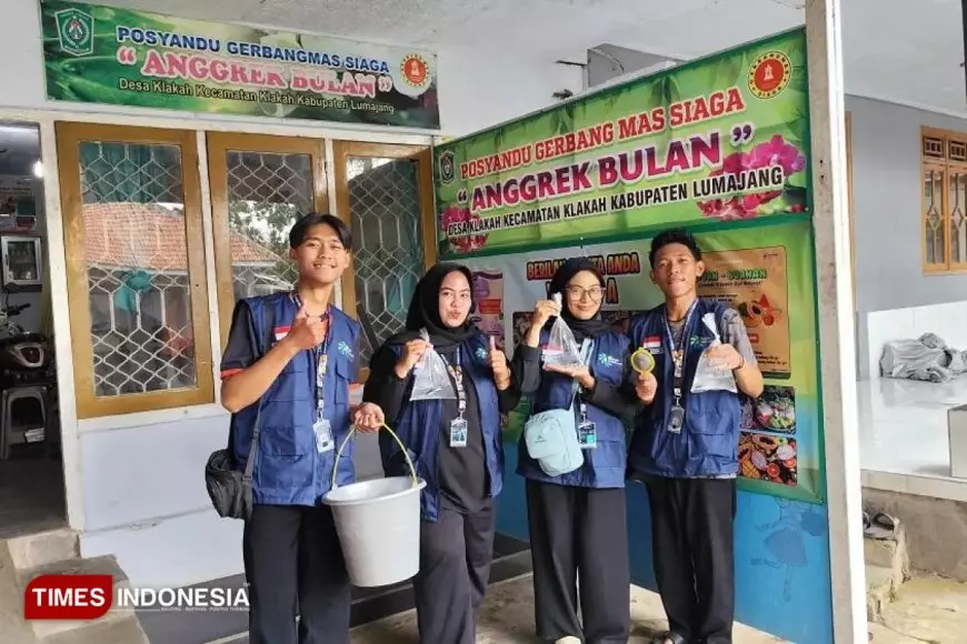 Membangun Relasi dengan Masyarakat melalui program PSN Bersama Posyandu Gerbang Mas Siaga Anggrek Bulan