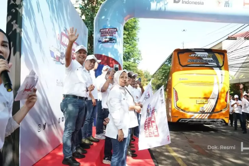 Hutama Karya Berangkatkan 630 Pemudik dalam Program Mudik Gratis BUMN 2026