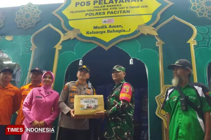 Kapolres Pacitan Pastikan Pos Siaga, Pemudik Diminta Tak Lengah Tinggalkan Rumah