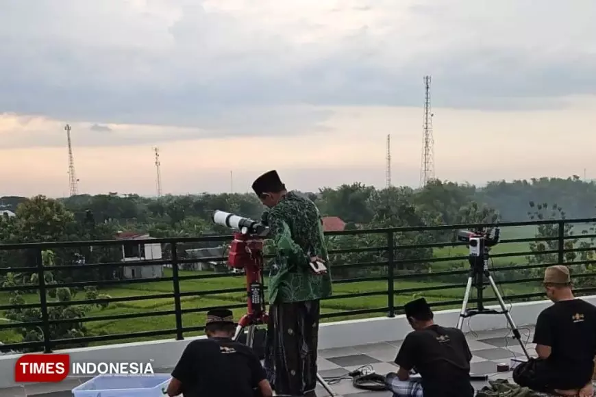 Rukyatul Hilal di Pesantren Al Basyariyah Madiun, Hasilnya Jadi Bahan Sidang Isbat Pusat