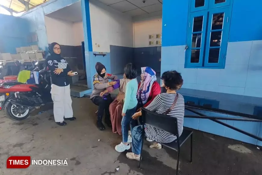 Polres Majalengka Cek Kesehatan Pemudik Gratis dan Sopir Bus ke Semarang