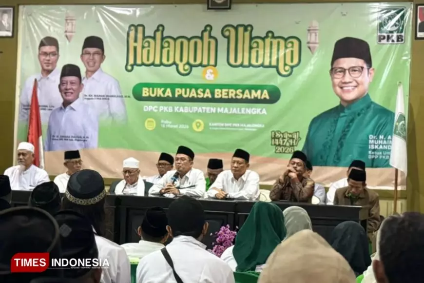 Rais NU Majalengka Dorong Kader PKB Perkuat Silaturahmi dan Literasi Keumatan